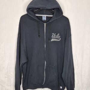 Y2K Russell UCLA Full Zip Hoodie Size XXL